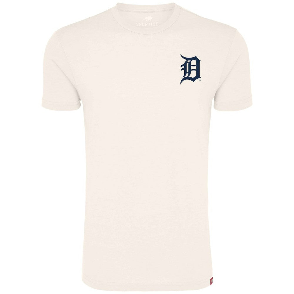 Detroit Tigers Sportiqe Unisex Hello Detroit Duke Oversized T-Shirt - Cream T-shirts