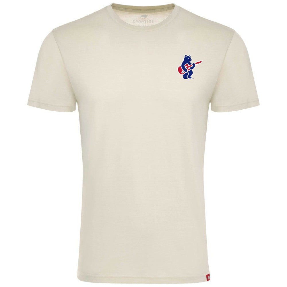Chicago Cubs Sportiqe Unisex Sweet Home Chicago Comfy Tri-Blend Jersey T-Shirt - Cream Jerseys