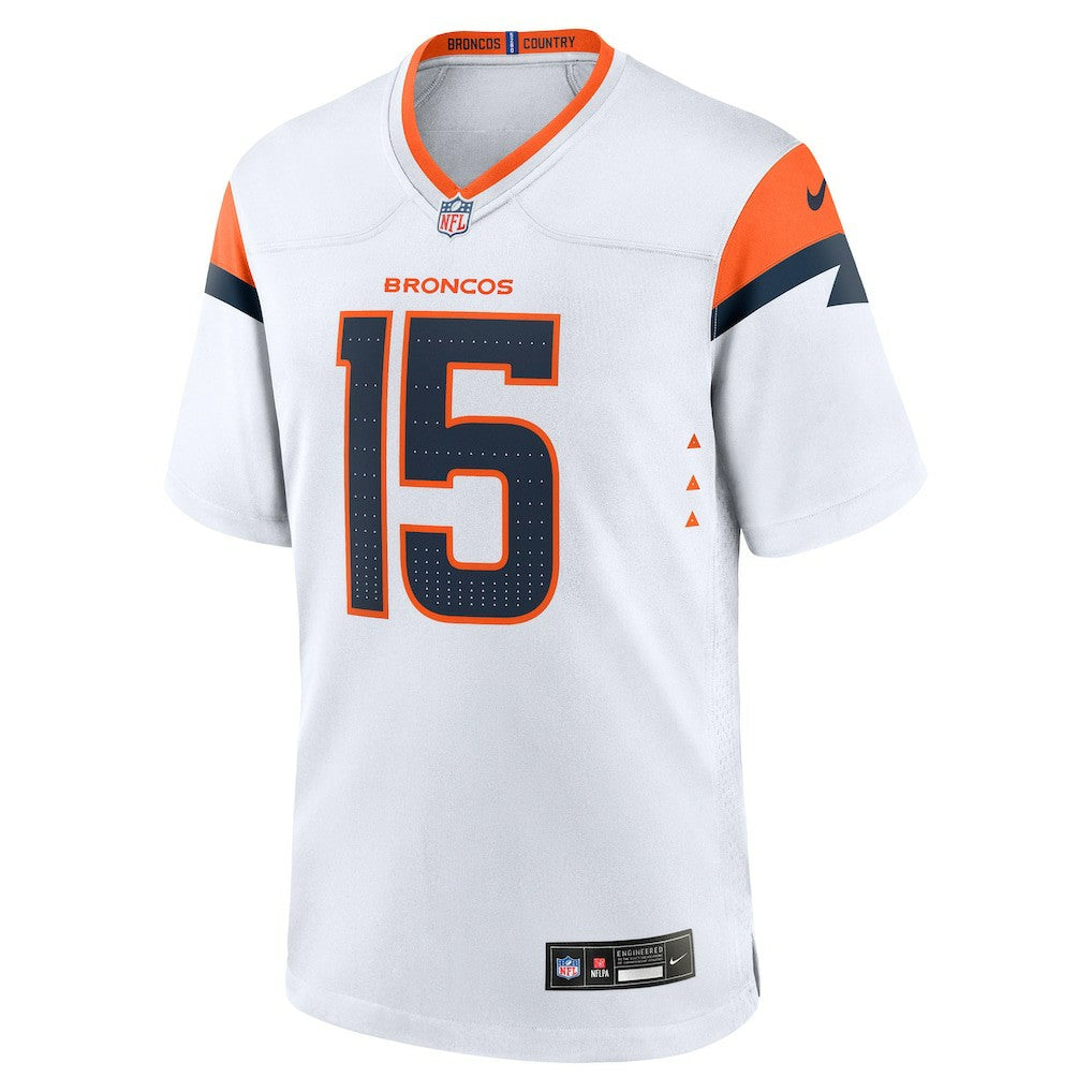 Nik Bonitto Denver Broncos Game Jersey - White Jerseys