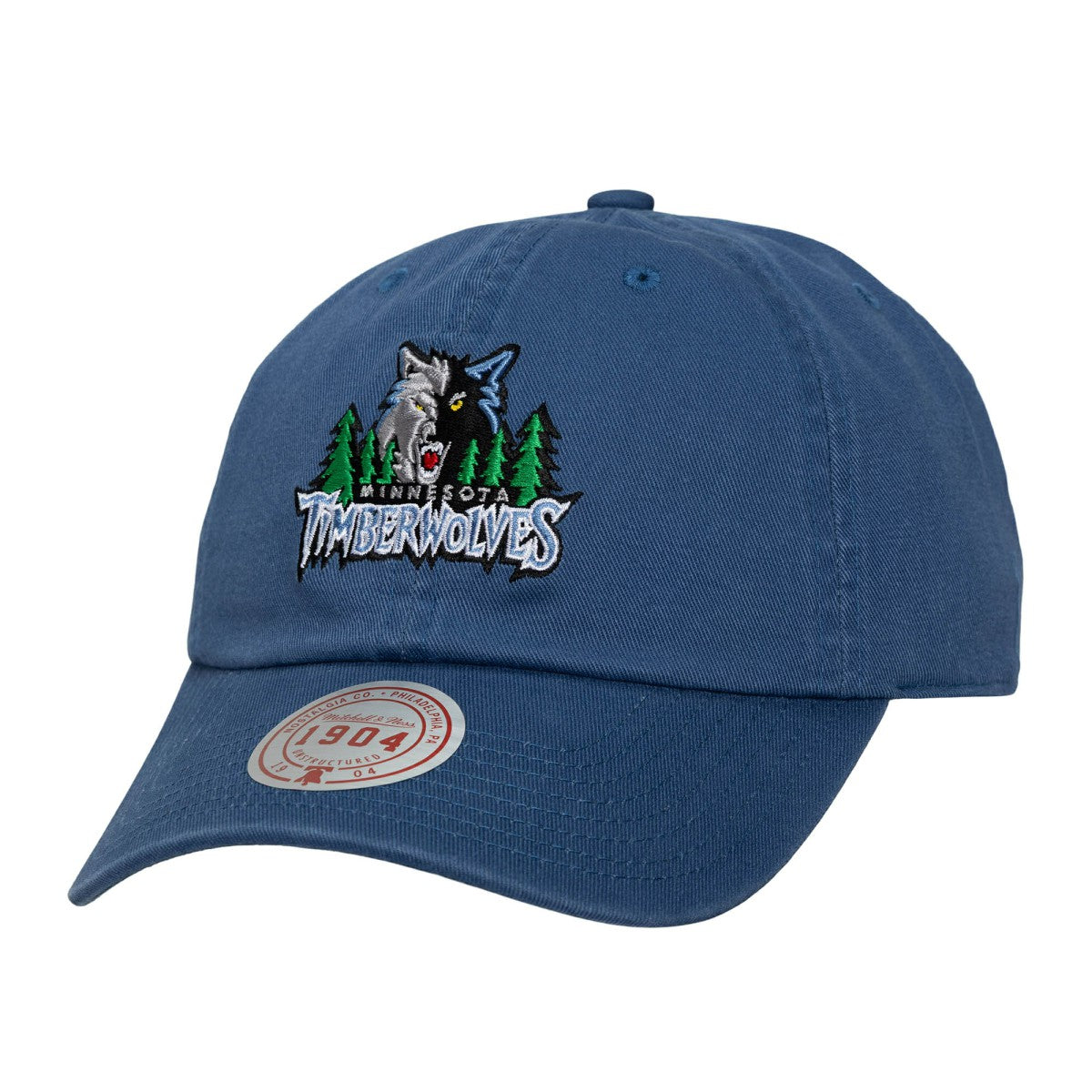 Minnesota Timberwolves Hardwood Classics 1904 Adjustable Hat Blue - Mitchell & Ness