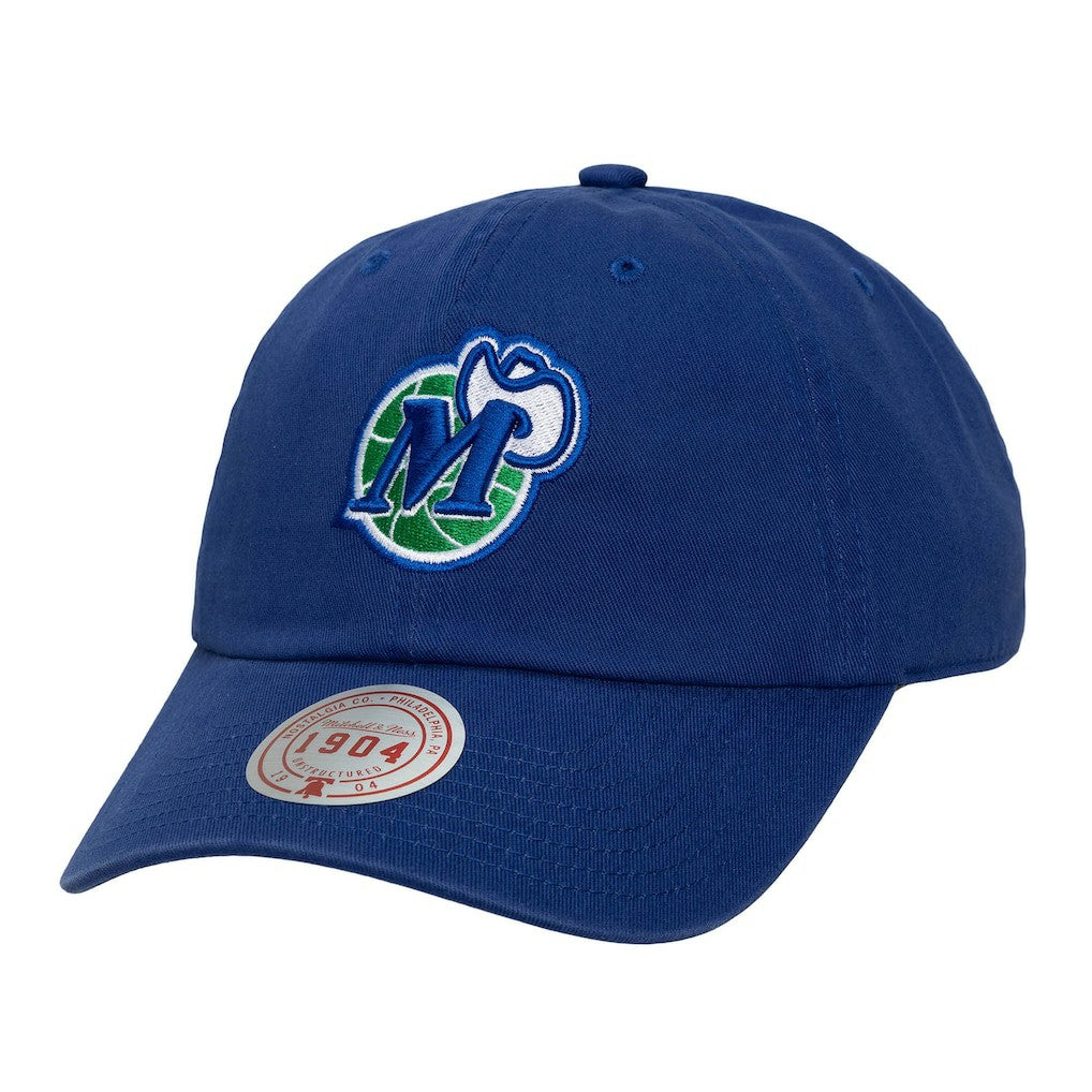Dallas Mavericks Hardwood Classics 1904 Adjustable Hat Navy - Mitchell & Ness