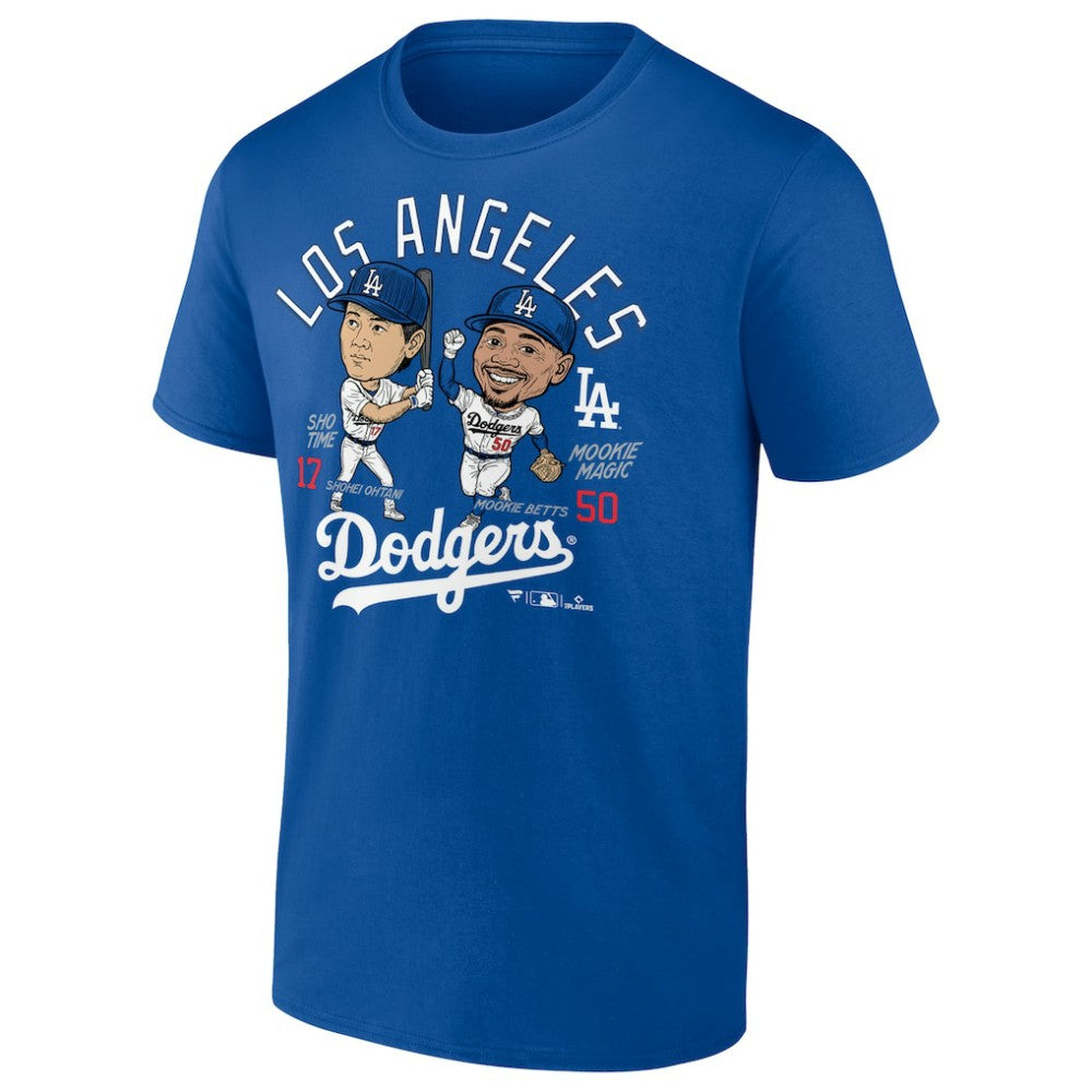 Mookie Betts & Shohei Ohtani Los Angeles Dodgers Player Duo T-Shirt - Royal T-shirts