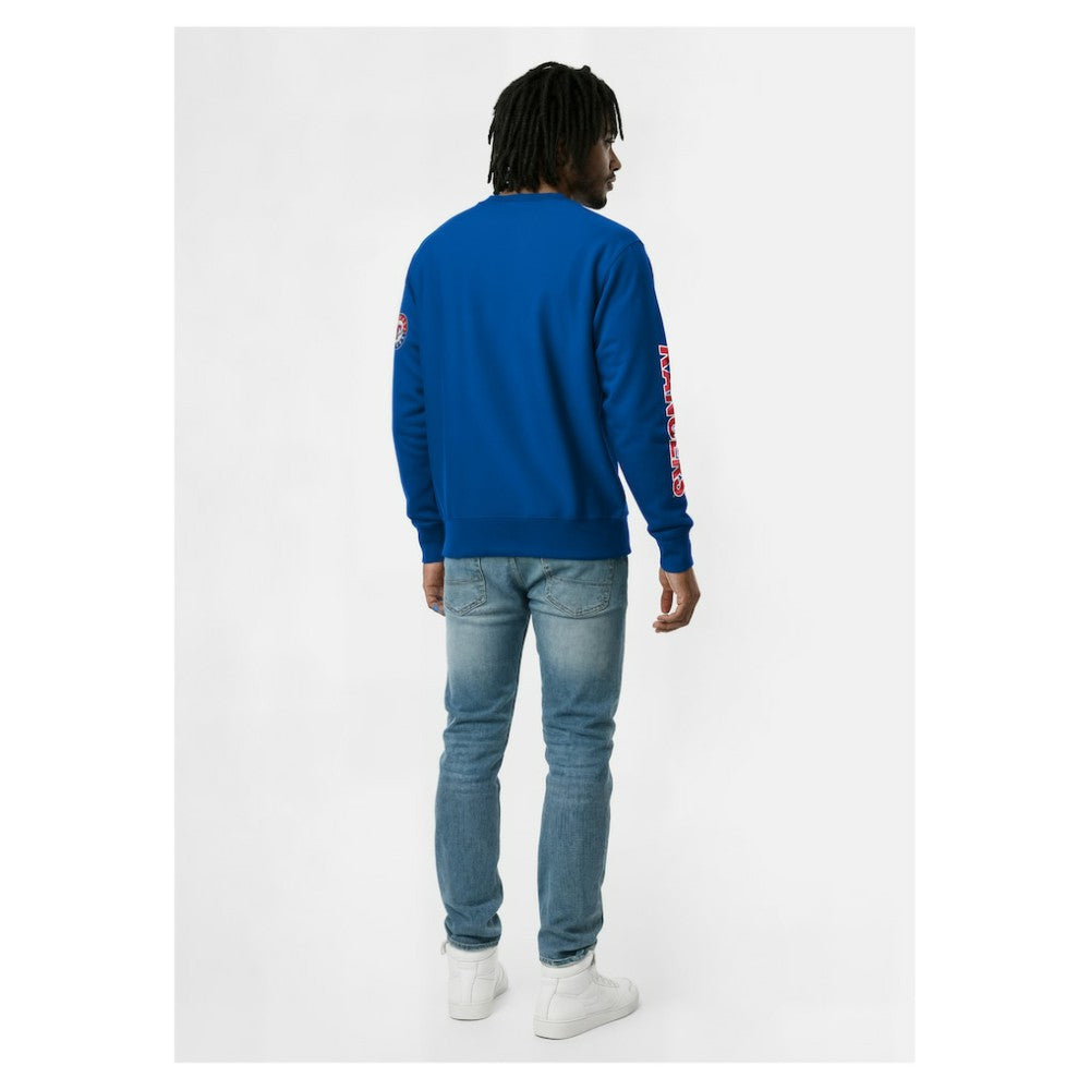 Texas Rangers Champion Reverse Weave Chenille Sweatshirt - Royal Sweatshirts