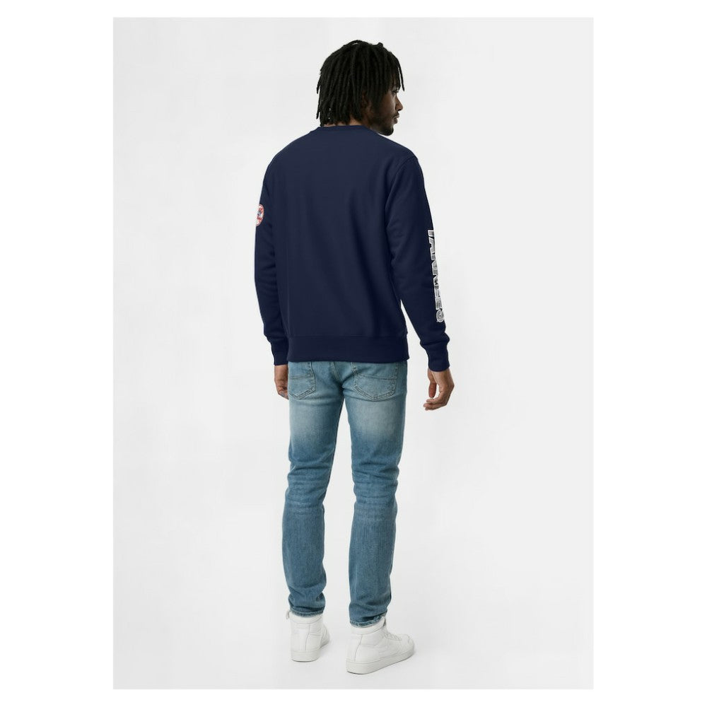 New York Yankees Champion Reverse Weave Chenille Sweatshirt - Navy Sweatshirts