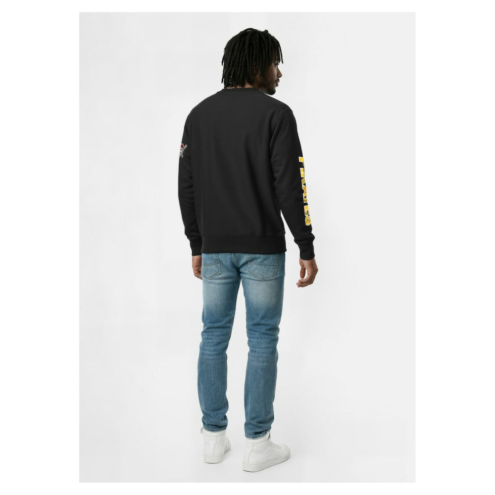 Pittsburgh Pirates Champion Reverse Weave Chenille Sweatshirt - Black Sweatshirts