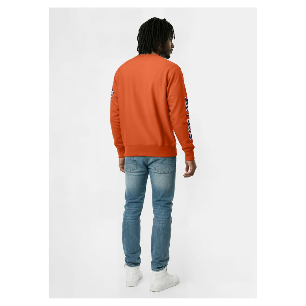 Houston Astros Champion Reverse Weave Chenille Sweatshirt - Orange Sweatshirts