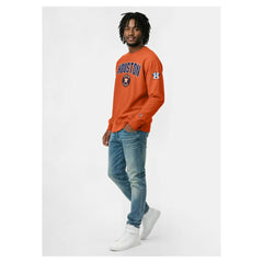Houston Astros Champion Reverse Weave Chenille Sweatshirt - Orange Sweatshirts