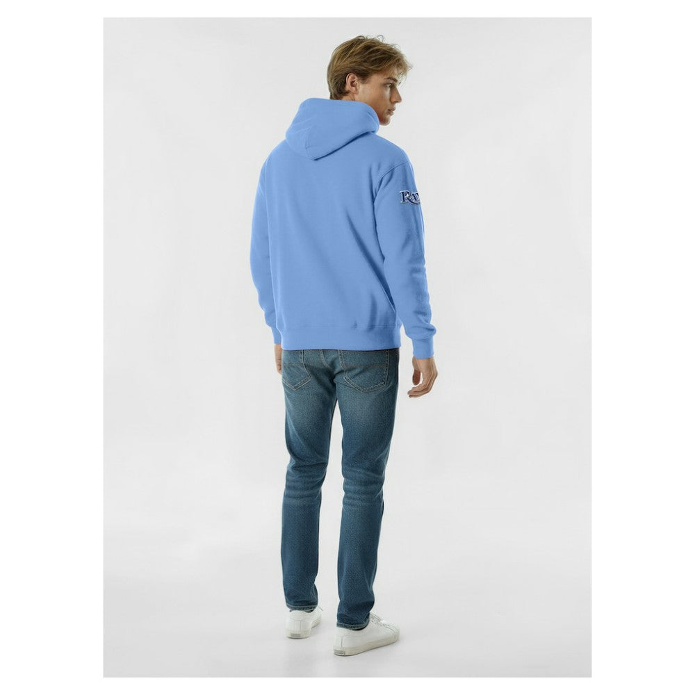 Tampa Bay Rays Champion Reverse Weave Chenille Hoodie - Light Blue Hoodies