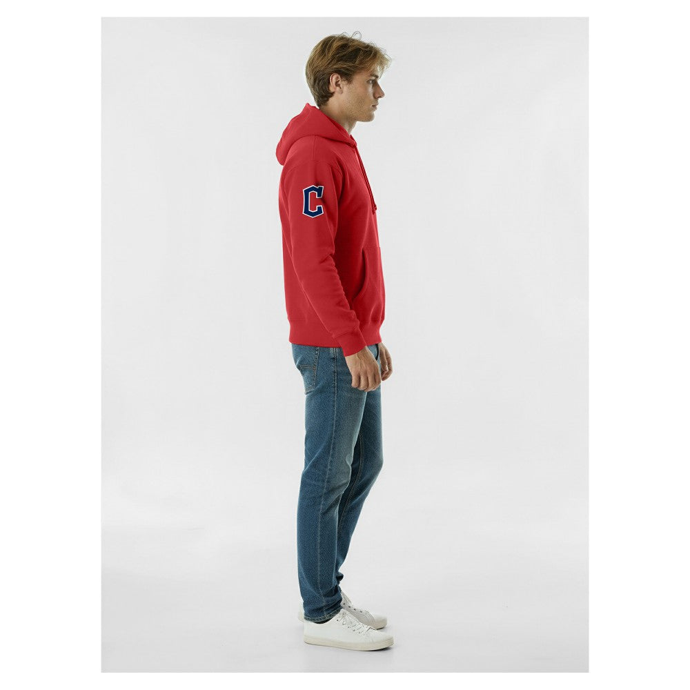 Cleveland Guardians Champion Reverse Weave Chenille Hoodie - Red Hoodies