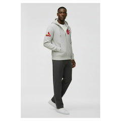 St. Louis Cardinals Champion Reverse Weave Chenille Full-Zip Hoodie - Gray Hoodies