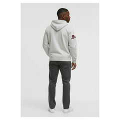 Atlanta Braves Champion Reverse Weave Chenille Full-Zip Hoodie - Gray Hoodies