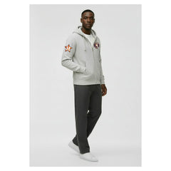 Houston Astros Champion Reverse Weave Chenille Full-Zip Hoodie - Gray Hoodies