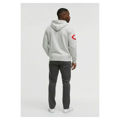 Cincinnati Reds Champion Reverse Weave Chenille Full-Zip Hoodie - Gray Hoodies