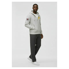 Pittsburgh Pirates Champion Reverse Weave Chenille Full-Zip Hoodie - Heather Gray Hoodies