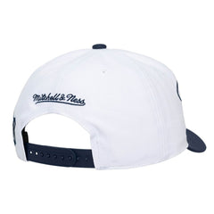 Detroit Tigers Mitchell & Ness Unisex XL Script Pro Crown Snapback Hat - White/Navy Hats