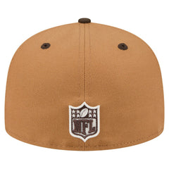 Arizona Cardinals New Era Two-Tone Walnut 59FIFTY Fitted Hat - Light Brown/Dark Brown Hats