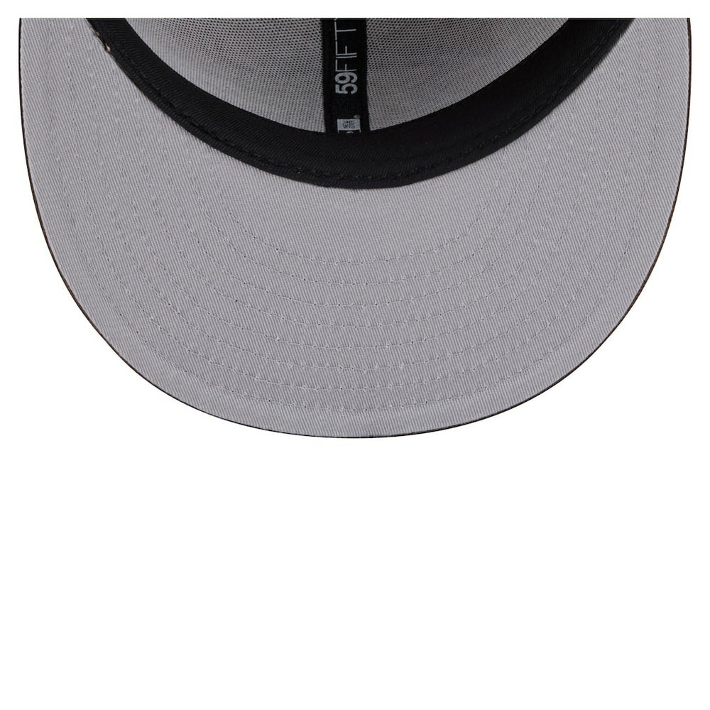 Baltimore Ravens New Era Two-Tone Walnut 59FIFTY Fitted Hat - Light Brown/Dark Brown Hats