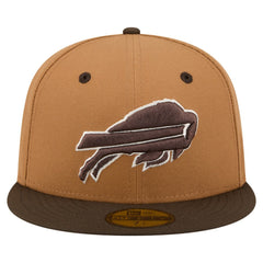 Buffalo Bills New Era Two-Tone Walnut 59FIFTY Fitted Hat - Light Brown/Dark Brown Hats