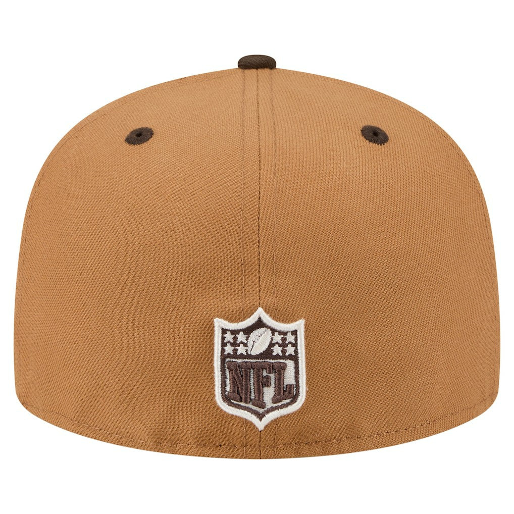 Buffalo Bills New Era Two-Tone Walnut 59FIFTY Fitted Hat - Light Brown/Dark Brown Hats