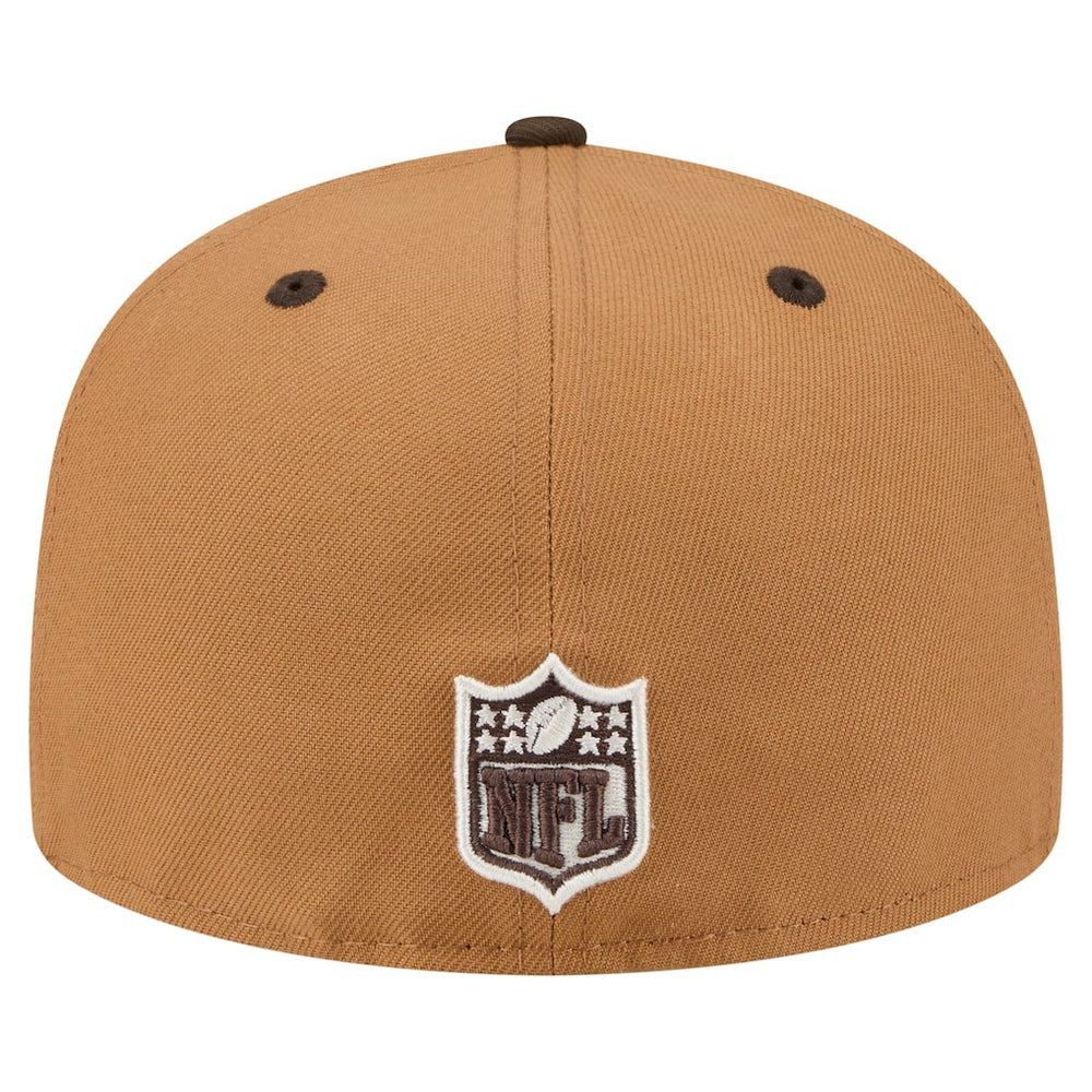Buffalo Bills New Era Two-Tone Walnut 59FIFTY Fitted Hat - Light Brown/Dark Brown Hats
