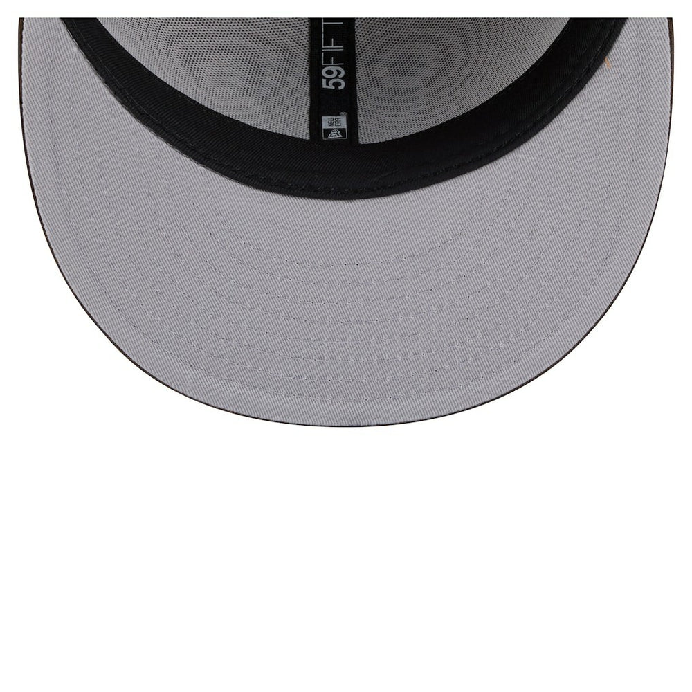 Chicago Bears New Era Two-Tone Walnut 59FIFTY Fitted Hat - Light Brown/Dark Brown Hats
