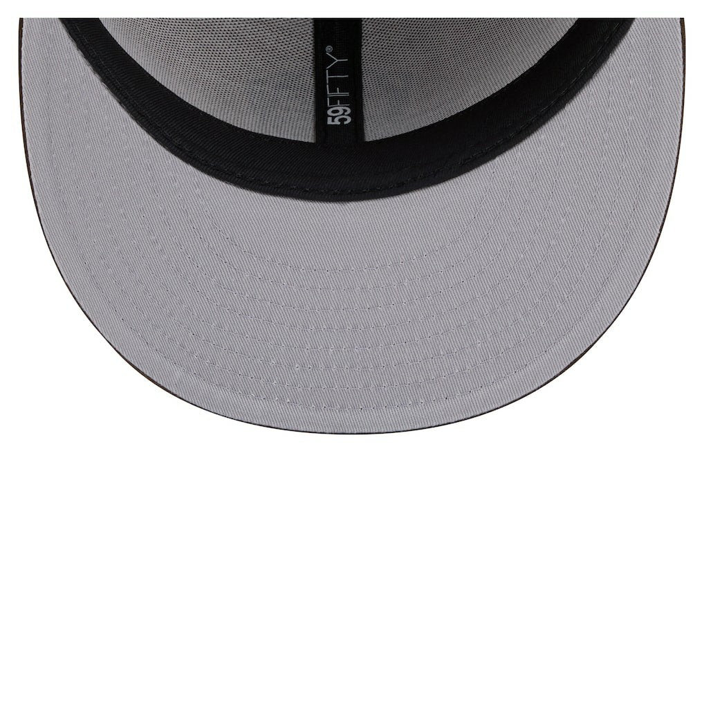 Cleveland Browns New Era Two-Tone Walnut 59FIFTY Fitted Hat - Light Brown/Dark Brown Hats