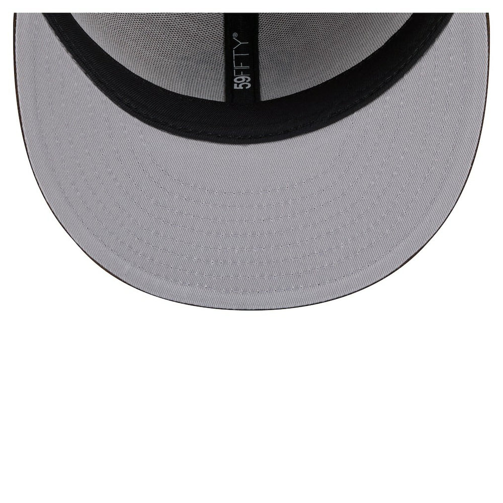 Cleveland Browns New Era Two-Tone Walnut 59FIFTY Fitted Hat - Light Brown/Dark Brown Hats