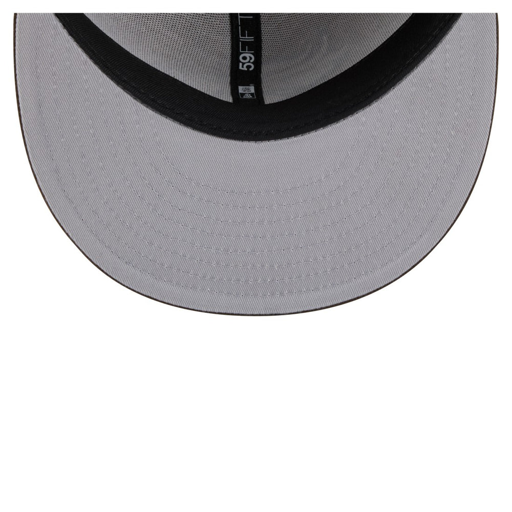 Denver Broncos New Era Two-Tone Walnut 59FIFTY Fitted Hat - Light Brown/Dark Brown Hats