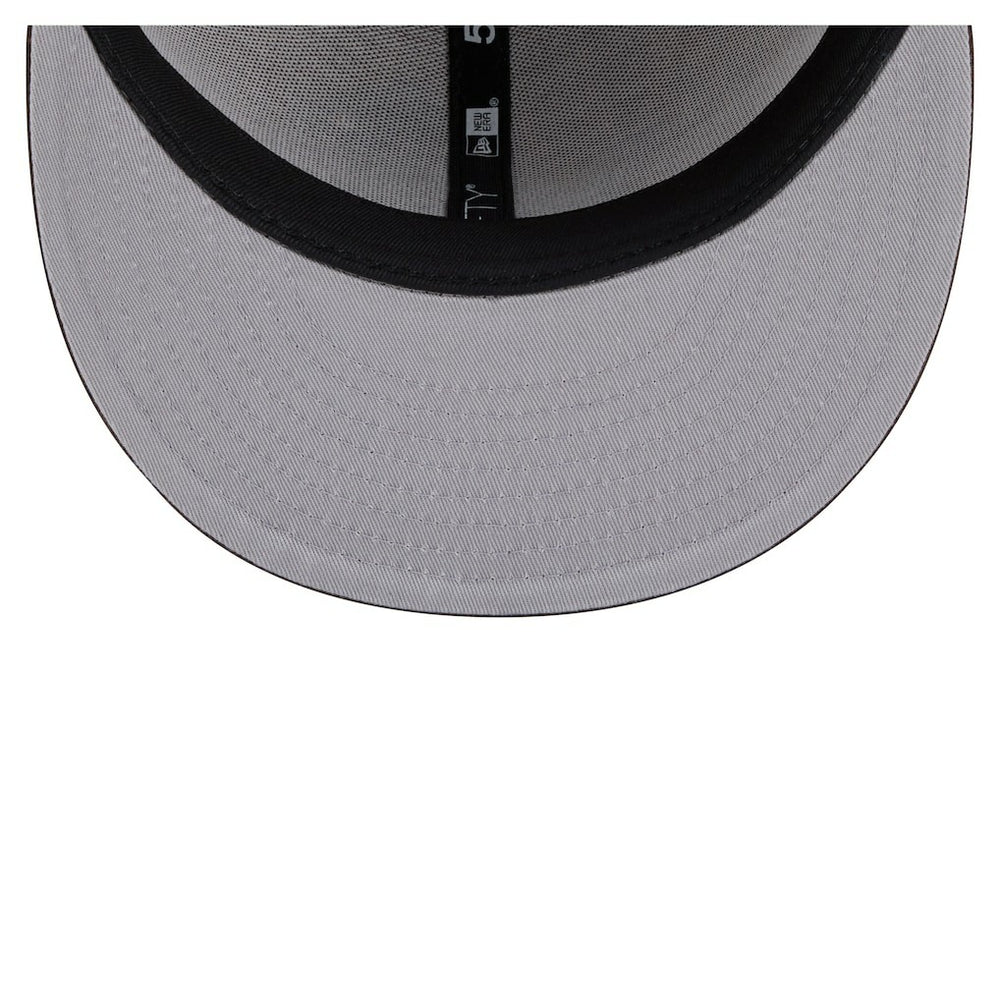 Detroit Lions New Era Two-Tone Walnut 59FIFTY Fitted Hat - Light Brown/Dark Brown Hats