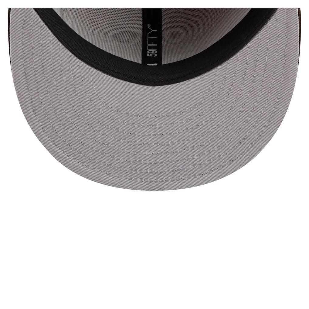 Jacksonville Jaguars New Era Two-Tone Walnut 59FIFTY Fitted Hat - Light Brown/Dark Brown Hats