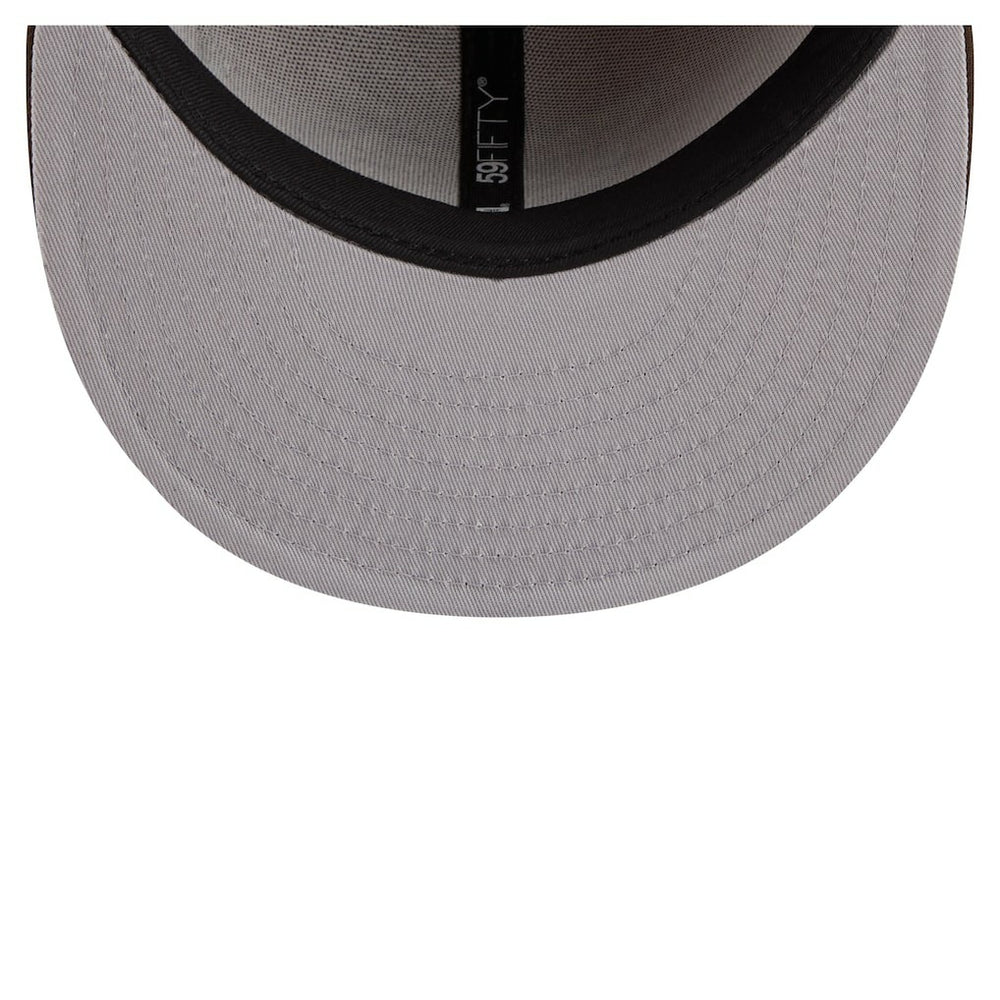 Jacksonville Jaguars New Era Two-Tone Walnut 59FIFTY Fitted Hat - Light Brown/Dark Brown Hats