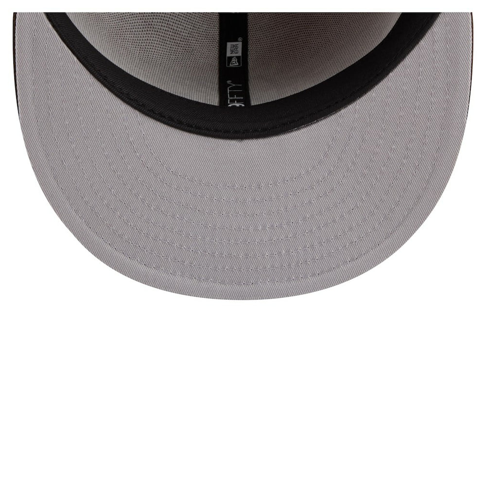 Miami Dolphins New Era Two-Tone Walnut 59FIFTY Fitted Hat - Light Brown/Dark Brown Hats