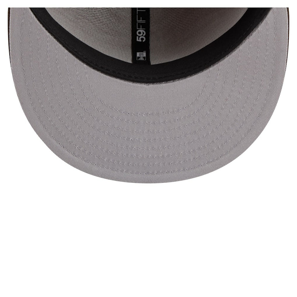 Minnesota Vikings New Era Two-Tone Walnut 59FIFTY Fitted Hat - Light Brown/Dark Brown Hats