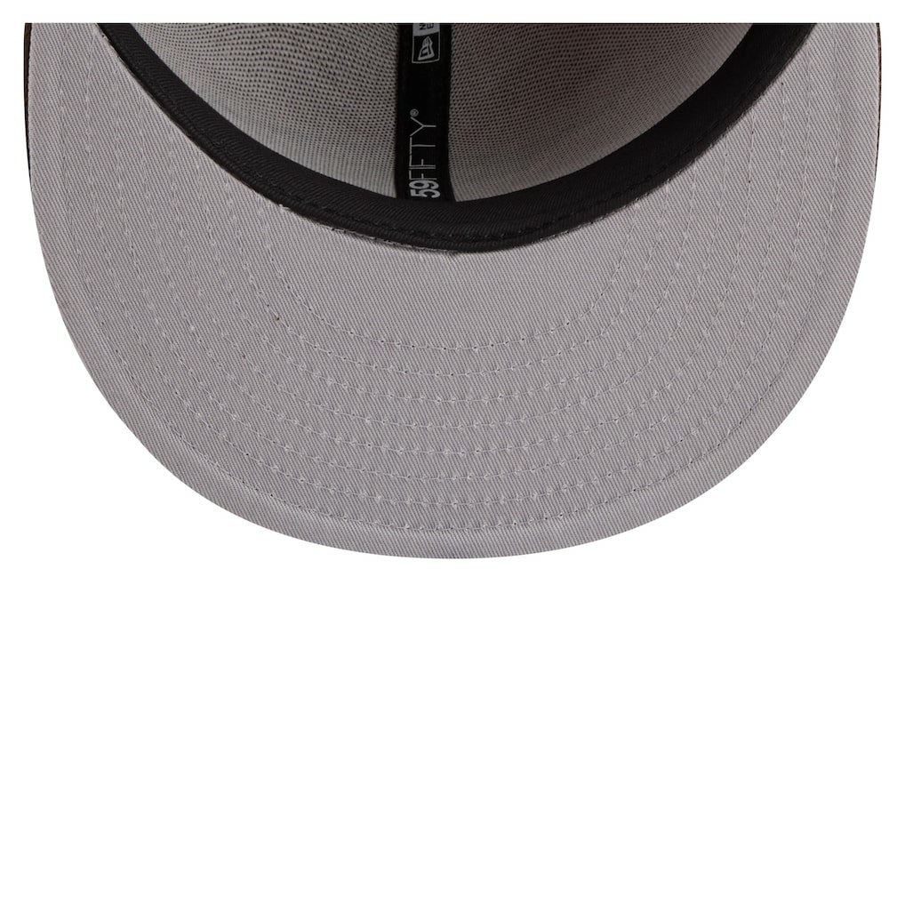 New England Patriots New Era Two-Tone Walnut 59FIFTY Fitted Hat - Light Brown/Dark Brown Hats