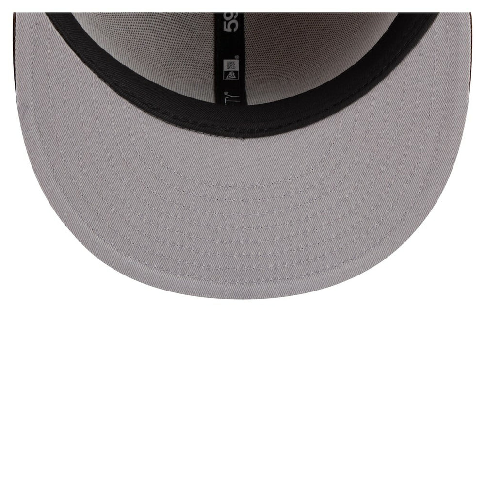 New Orleans Saints New Era Two-Tone Walnut 59FIFTY Fitted Hat - Light Brown/Dark Brown Hats