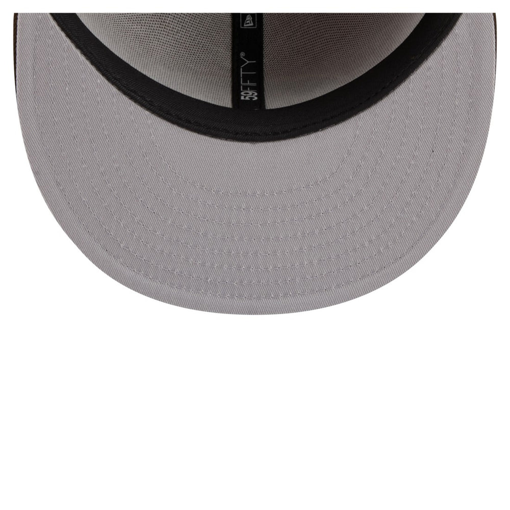 New York Jets New Era Two-Tone Walnut 59FIFTY Fitted Hat - Light Brown/Dark Brown Hats