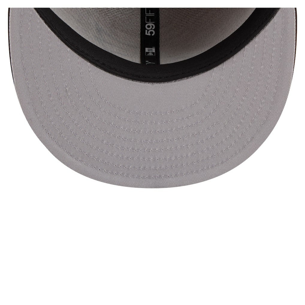 Philadelphia Eagles New Era Two-Tone Walnut 59FIFTY Fitted Hat - Light Brown/Dark Brown Hats