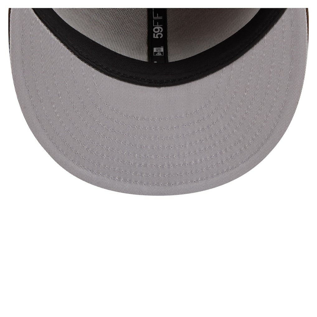 San Francisco 49ers New Era Two-Tone Walnut 59FIFTY Fitted Hat - Light Brown/Dark Brown Hats