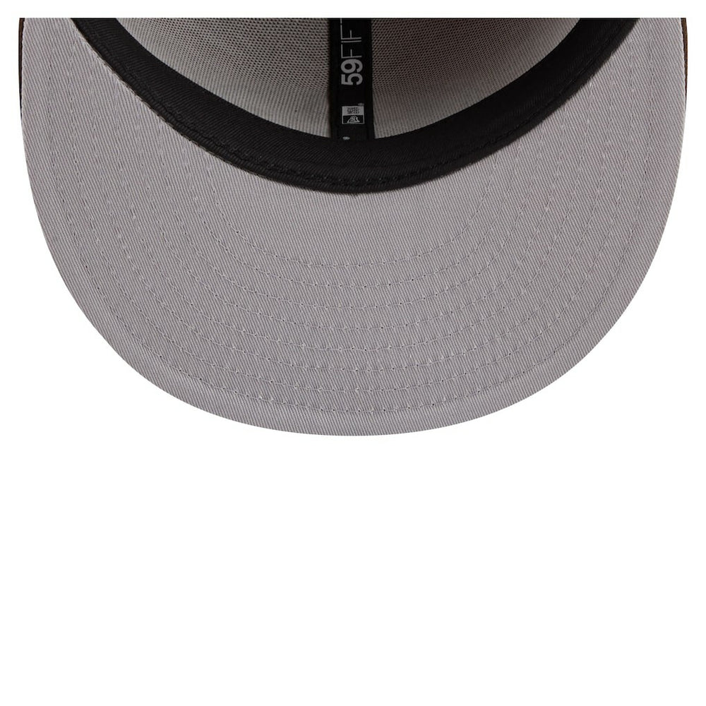 San Francisco 49ers New Era Two-Tone Walnut 59FIFTY Fitted Hat - Light Brown/Dark Brown Hats