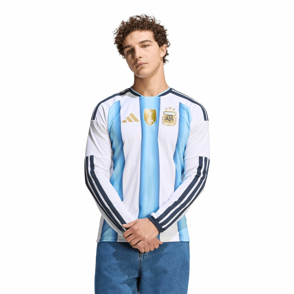 Argentina National Team FIFA x World Cup 2026 Home Replica Long Sleeve Jersey White - Adidas for sale