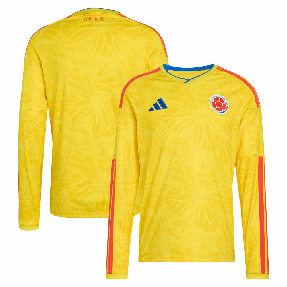 Colombia National Team FIFA x World Cup 2026 Home Replica Long Sleeve Jersey Yellow - Adidas discount