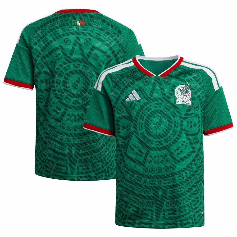 Mexico National Team Youth FIFA x World Cup 2026 Home Replica Jersey Green - Adidas discount