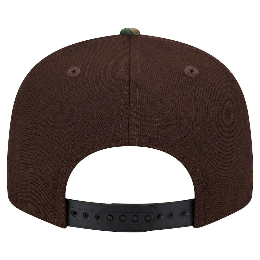 Chicago Bears Adult Burnt Wood Camo 9FIFTY Snapback Hat - Dark Brown Hats