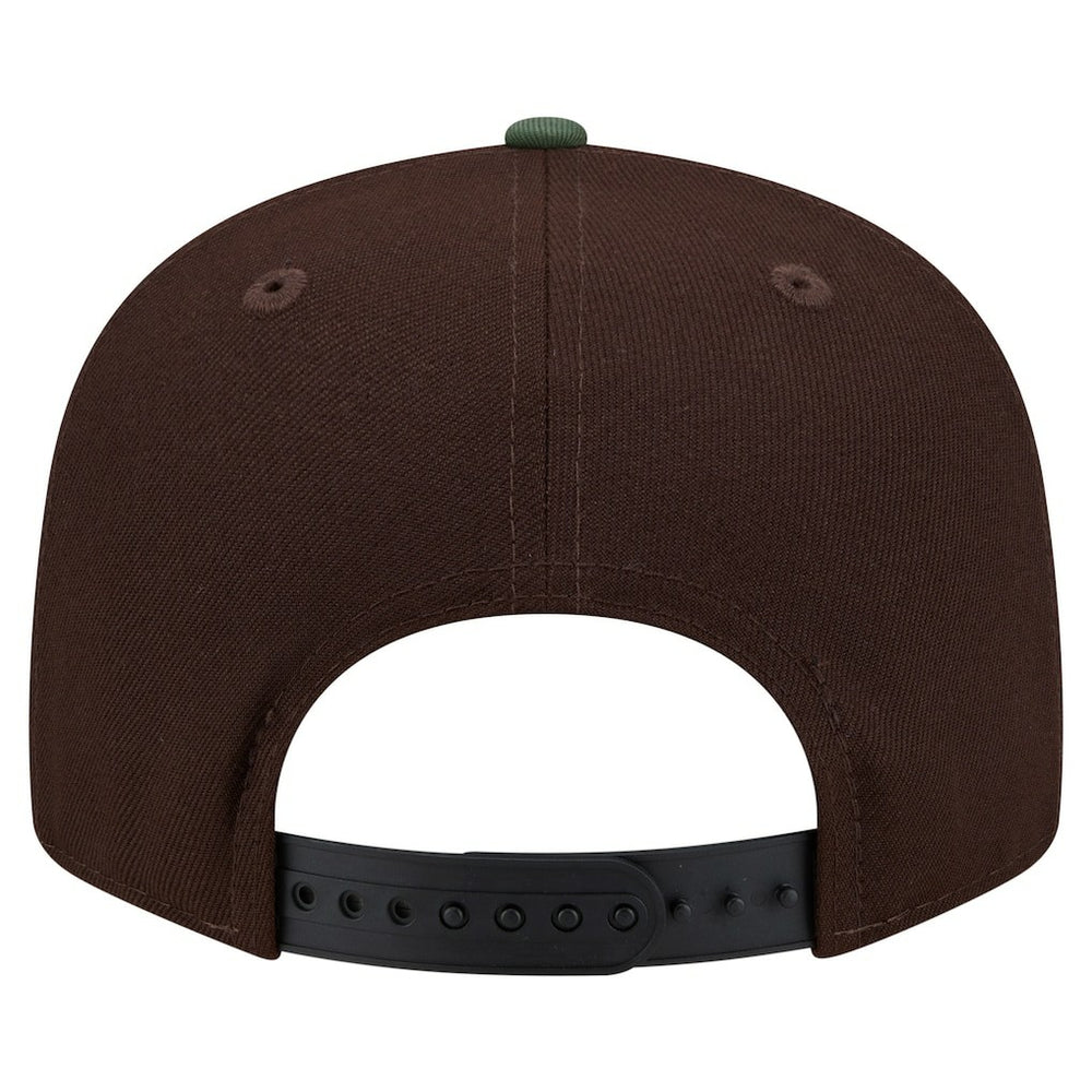 Minnesota Vikings Adult Burnt Wood Camo 9FIFTY Snapback Hat - Dark Brown Hats