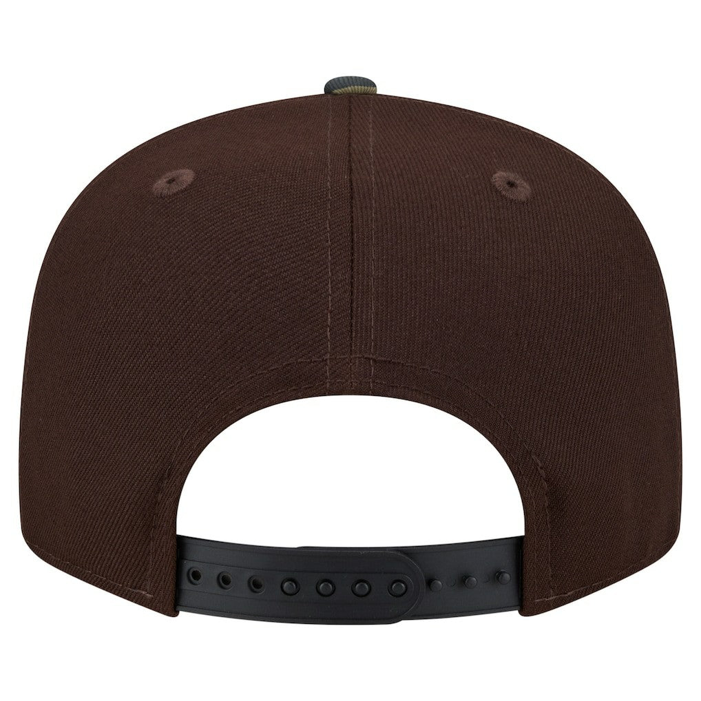 New York Giants Adult Burnt Wood Camo 9FIFTY Snapback Hat - Dark Brown Hats
