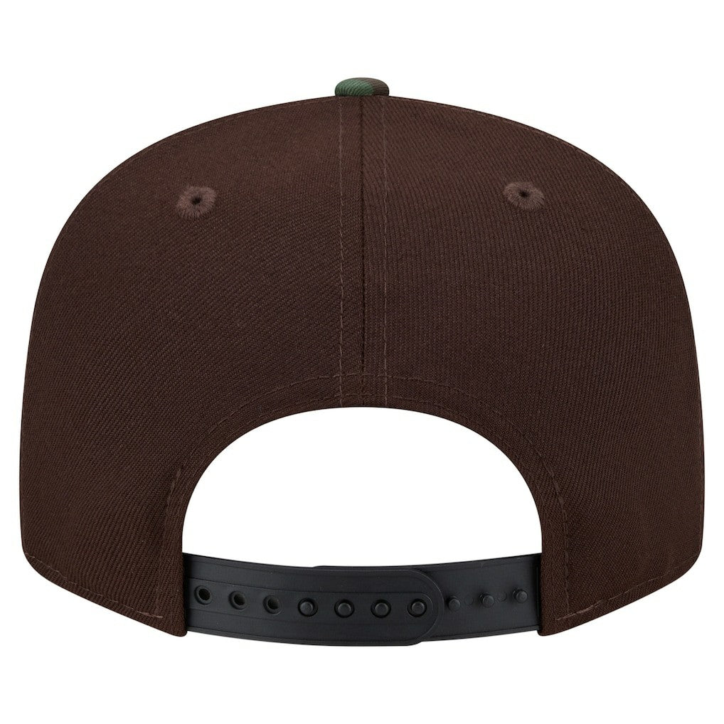 Philadelphia Eagles Adult Burnt Wood Camo 9FIFTY Snapback Hat - Dark Brown Hats