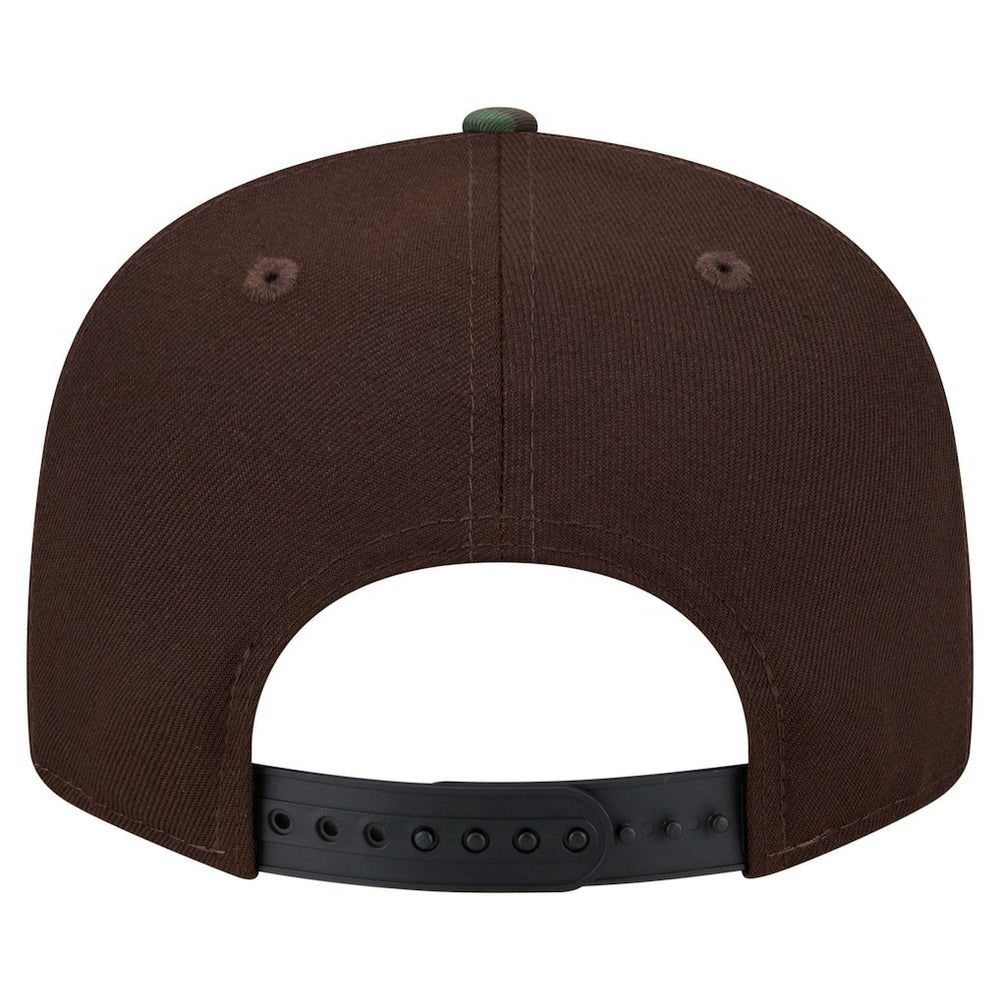 Philadelphia Eagles Adult Burnt Wood Camo 9FIFTY Snapback Hat - Dark Brown Hats