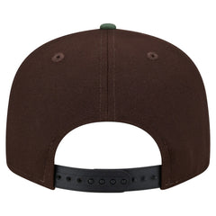 Pittsburgh Steelers Adult Burnt Wood Camo 9FIFTY Snapback Hat - Dark Brown Hats