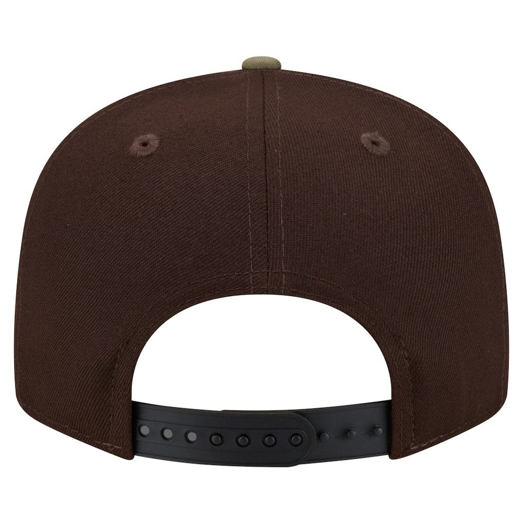 Cleveland Browns Adult Burnt Wood Camo 9FIFTY Snapback Hat - Dark Brown Hats