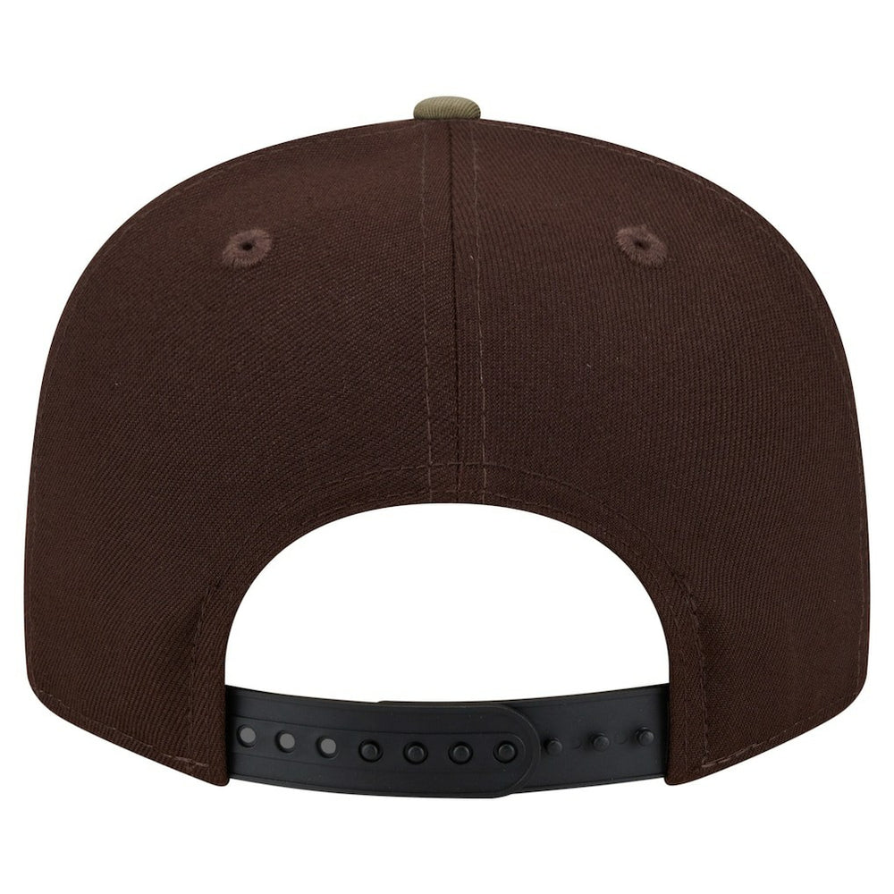 Cleveland Browns Adult Burnt Wood Camo 9FIFTY Snapback Hat - Dark Brown Hats